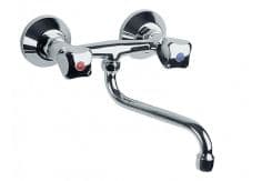 Bateria zlewozmywakowa ścienna typ A chrom STANDARD