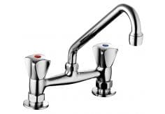 Bateria zlewozmywakowa stojąca chrom STANDARD